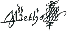 handtekening van Jacob de Bette